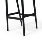Four Hands Bar Stool in Sonoma Black on a white background at Addison West