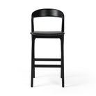 Four Hands Bar Stool in Sonoma Black on a white background at Addison West
