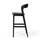 Four Hands Bar Stool in Sonoma Black on a white background at Addison West