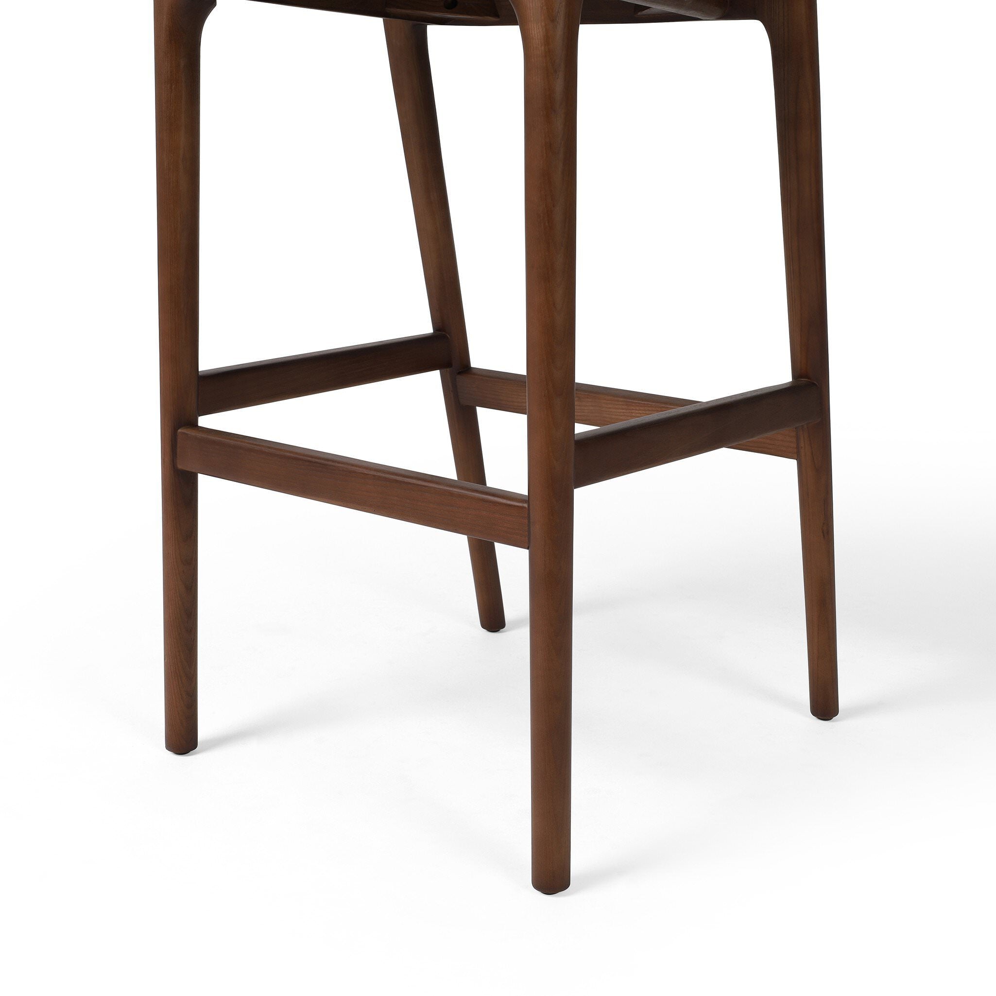 Four Hands Bar Stool in Sonoma Coco on a white background at Addison West