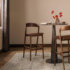 Four Hands Bar Stool in Sonoma Coco in a dining room at Addison West