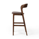 Four Hands Bar Stool in Sonoma Coco on a white background at Addison West