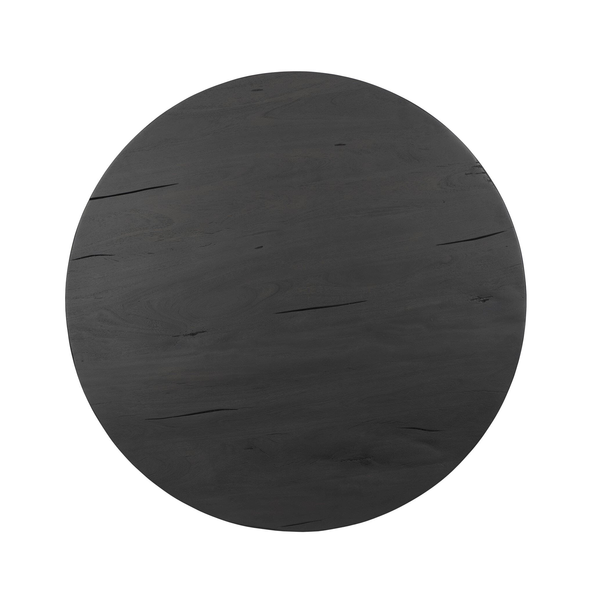 Four Hands Barron End Table in Dark Reclaimed on white background at Addison West.