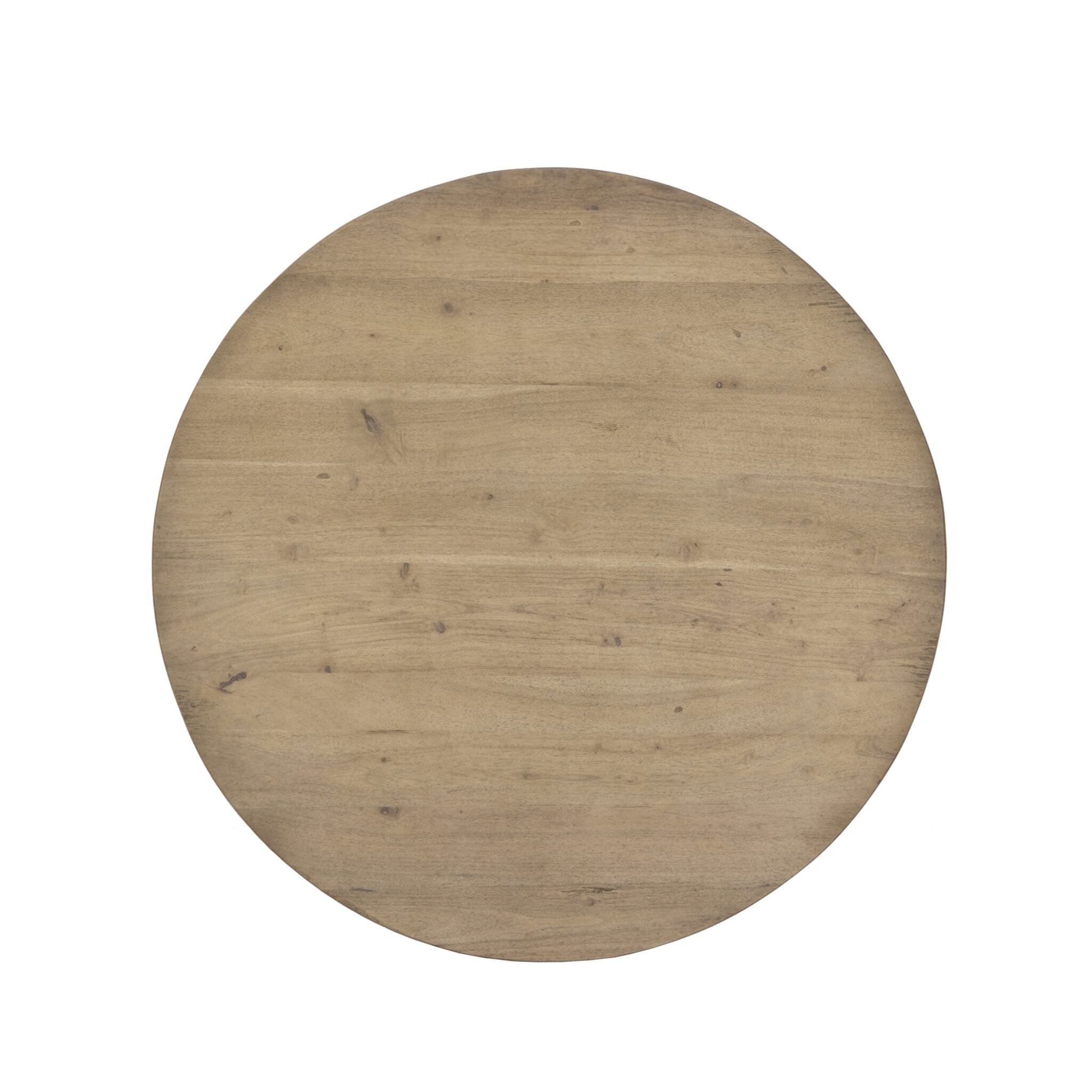 Four Hands Barron End Table in Light Mixed Reclaimed on white background at Addison West.