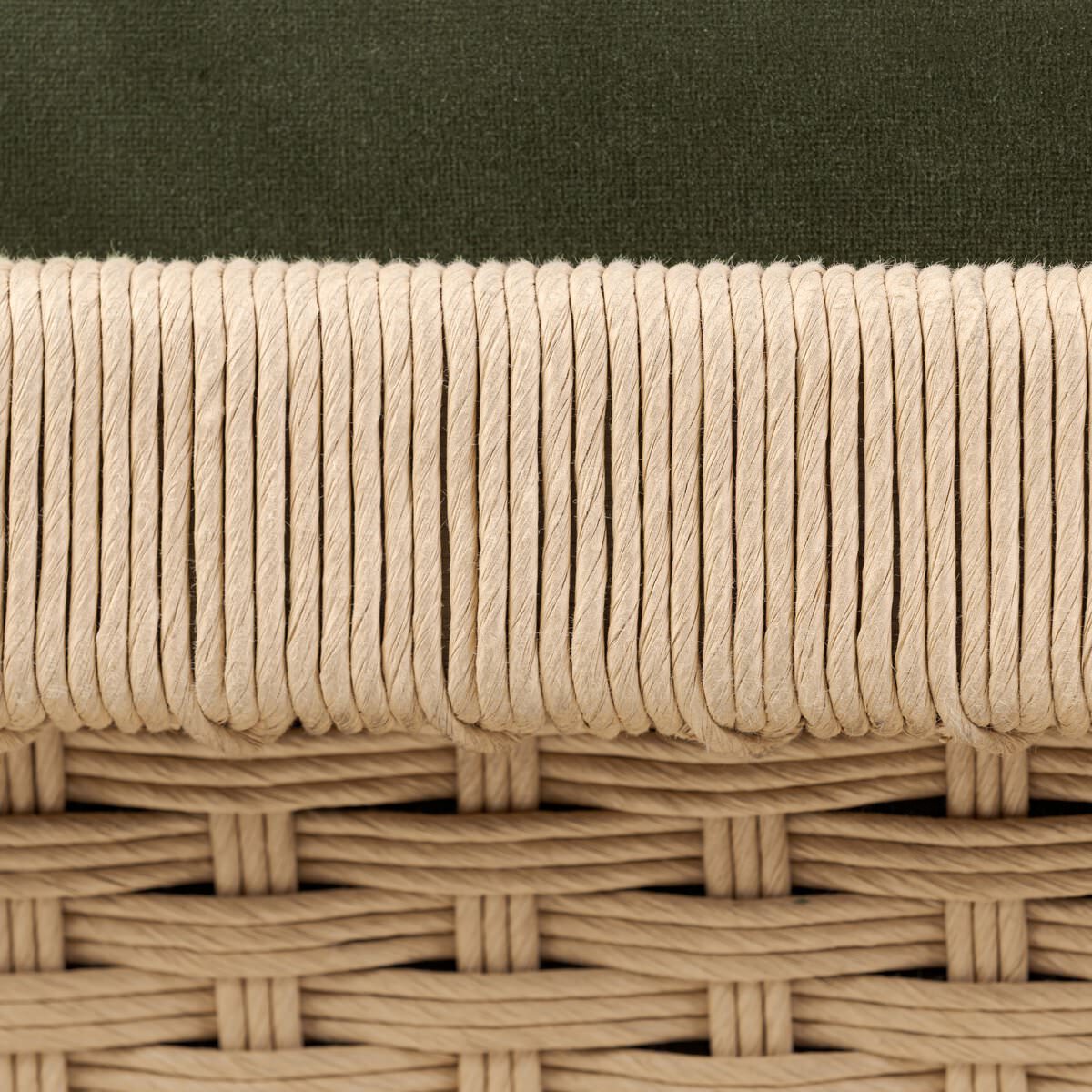 Close up of Four Hands Barwin Chair in Surrey Olive at Addison West