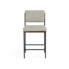 Four Hands Benton Counter Stool in Savile Flannel on white background at Addison West.