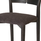 Close up of Four Hands Benton Counter Stool in Savile Flannel on a white background at Addison West