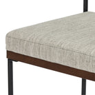 Close up of Four Hands Benton Counter Stool in Savile Flannel on white background at Addison West.