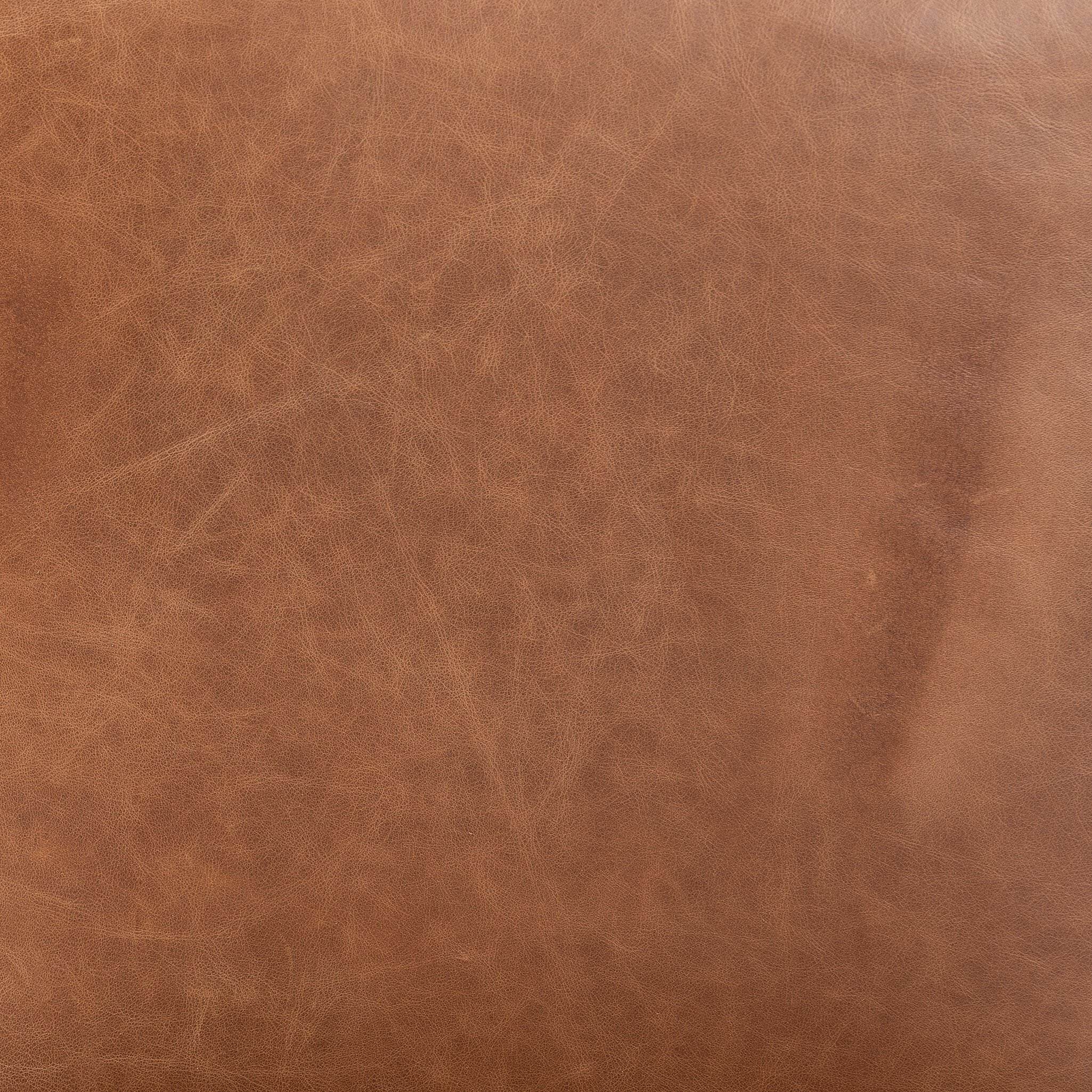 Close up of Four Hands Benton Counter Stool in Sonoma Chestnut on a white background at Addison West