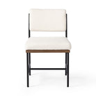 Four Hands Benton Dining Chair in Fayette Cloud on white background at Addison West.