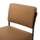 Four Hands Benton Dining Chair in Maestro Camel on white background at Addison West.