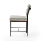 Four Hands Benton Dining Chair in Savile Flannel on white background at Addison West.