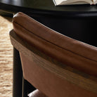 Four Hands Benton Dining Chair in Sonoma Chestnut in dining room at Addison West.