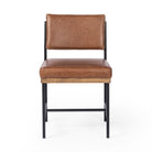 Four Hands Benton Dining Chair in Sonoma Chestnut on white background at Addison West.