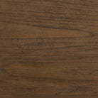 Four Hands Bertie End Table in Stained Saddle Brown Sungkai Veneer on white background at Addison West.