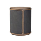 Four Hands Bertie End Table in Stained Saddle Brown Sungkai Veneer on white background at Addison West.