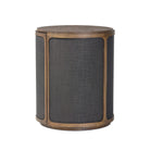 Four Hands Bertie End Table in Stained Saddle Brown Sungkai Veneer on white background at Addison West.