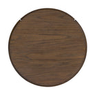 Four Hands Bertie End Table in Stained Saddle Brown Sungkai Veneer on white background at Addison West.
