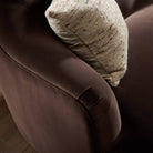 Close up of Four Hands Betina Sofa in Surrey Cocoa in a living room at Addison West
