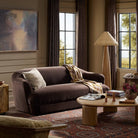 Four Hands Betina Sofa in Surrey Cocoa in a living room at Addison West