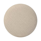 Top of Four Hands Bilbury Ottoman in Saxon Sand on a white background at Addison West