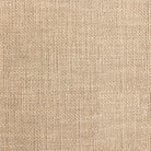 Close up of Four Hands Bilbury Oval Ottoman in Saxon Sand on a white background at Addison West
