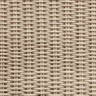 Close up of Four Hands Blaire Outdoor Swivel Chair in Vintage White at Addison West