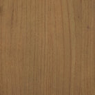 Close up of Four Hands Boa Media Console in Sandy Mindi on a white background at Addison West