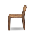 Four Hands Bovard Dining Chair in Stained Toasted Brown on a white background at Addison West