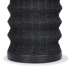 Four Hands Brailey End Table in Black Stained Sungkai on white background at Addison West.