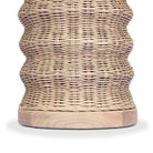 Four Hands Brailey End Table in Smoked Natural Sungkai on white background at Addison West.