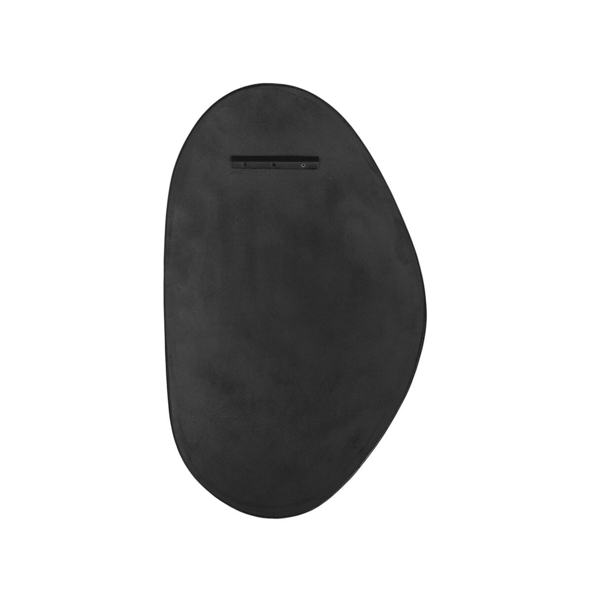 Back of Four Hands Brinley Mirror in Matte Black on a white background at Addison West