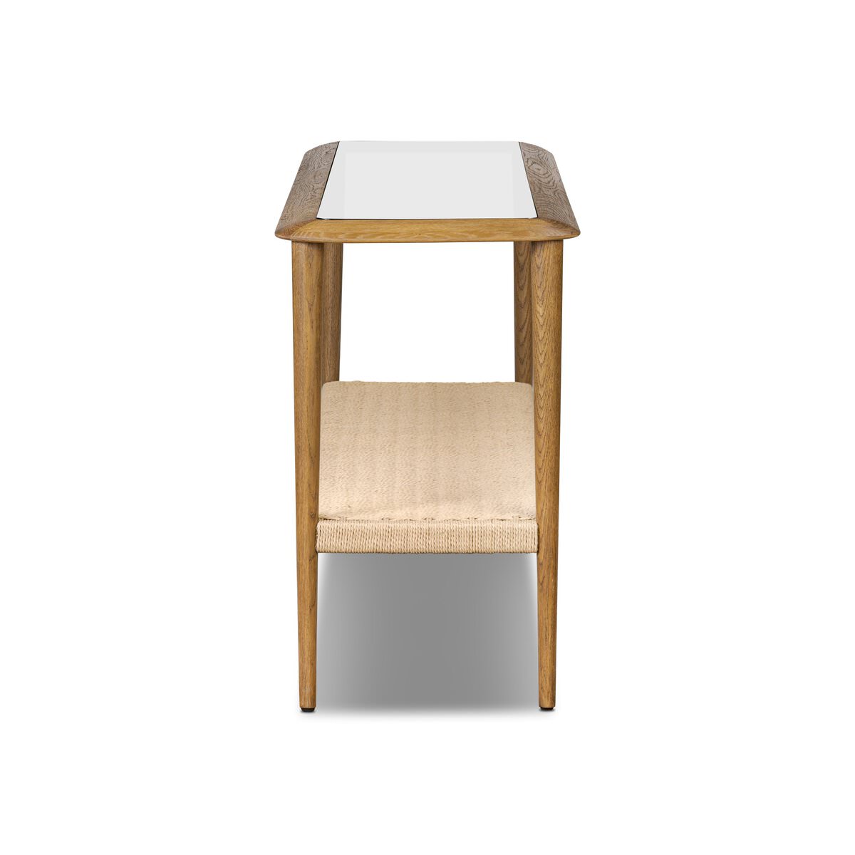 Four Hands Carmelo Console Table on a white background at Addison West