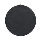 Four Hands Chiro Nightstand in Black Linen on white background at Addison West.