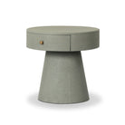 Four Hands Chiro Nightstand in Laurel Sage on white background at Addison West.