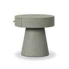 Four Hands Chiro Nightstand in Laurel Sage on white background at Addison West.