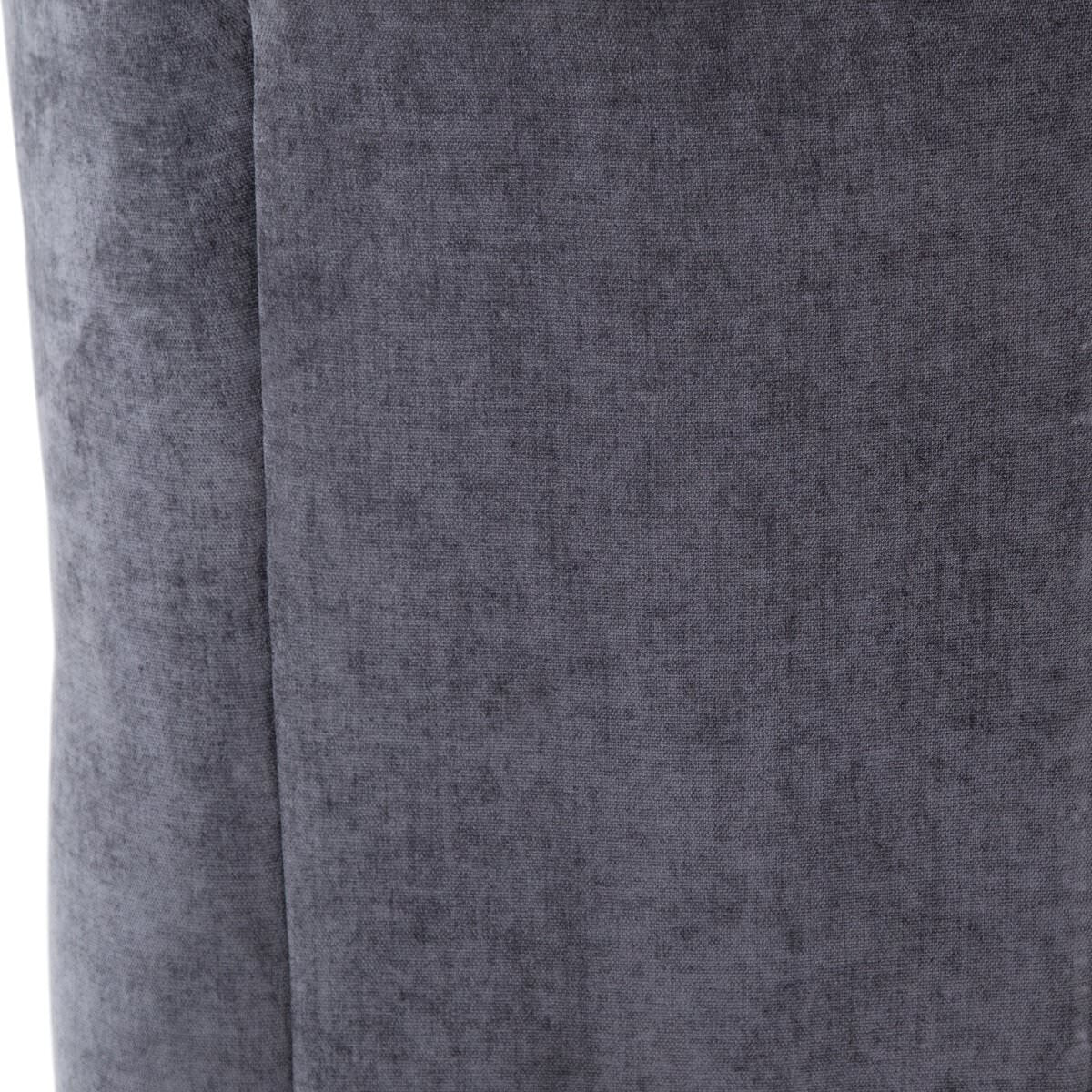 Close up of Four Hands Clermont Chair in Charcoal Worn Velvet on a white background