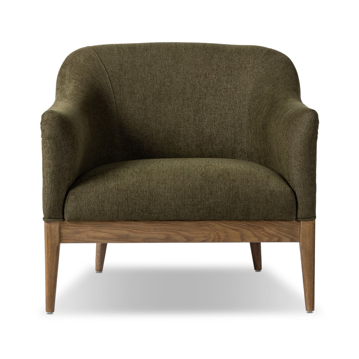 Four Hands Colston Chair in Sutton Olive on a white background at Addison West