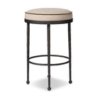 Four Hands Corinne Counter Stool in Alcala Taupe on white background at Addison West.