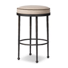 Four Hands Corinne Counter Stool in Alcala Taupe on white background at Addison West.
