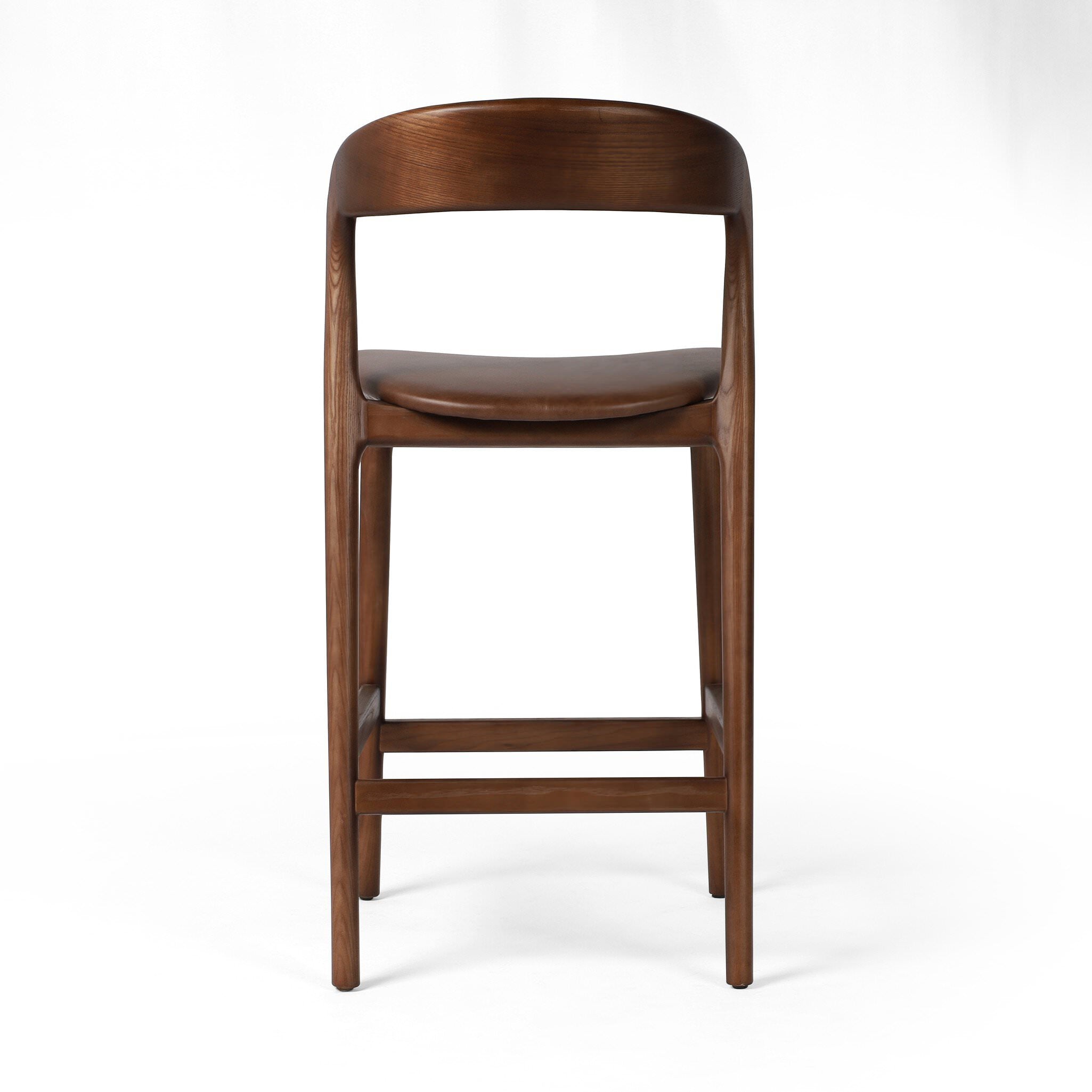 Four Hands Counter Stool in Sonoma Coco on a white background at Addison West