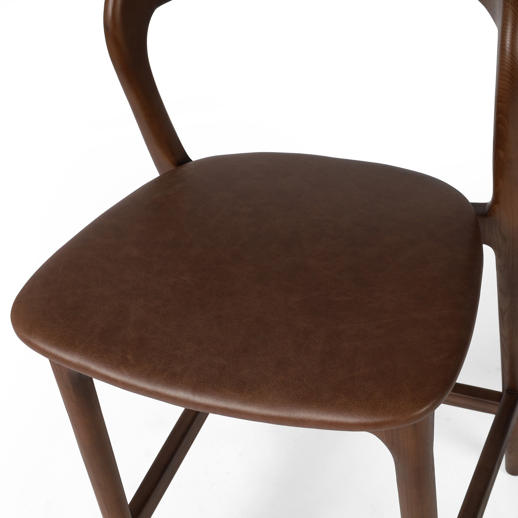 Four Hands Counter Stool in Sonoma Coco on a white background at Addison West