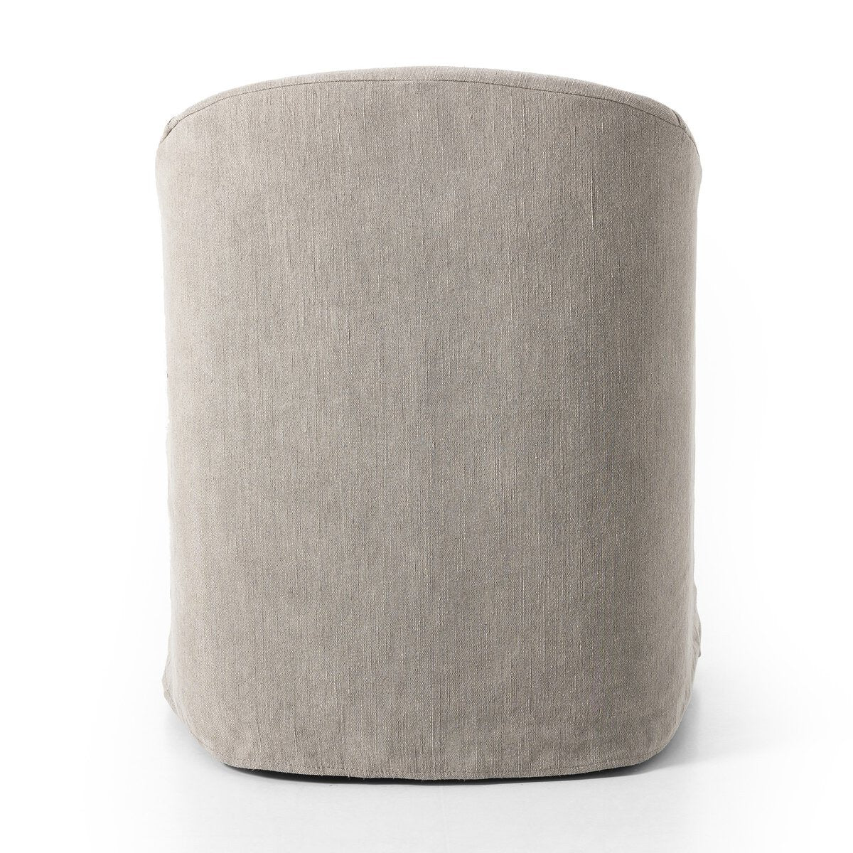Four Hands Cove Dining Chair With Casters in Heather Twill Stone Addison West