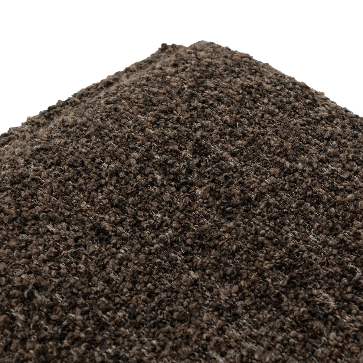 Close up of Four Hands Daniel Ottoman in Ivan Granite on a white background at Addison West