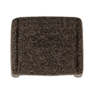 Top of Four Hands Daniel Ottoman in Ivan Granite on a white background at Addison West