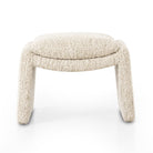 Four Hands Daniel Ottoman in Ivan Sand on a white background at Addison West