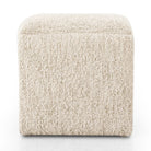Side of Four Hands Daniel Ottoman in Ivan Sand on a white background at Addison West