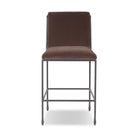 Four Hands Decker Counter Stool in Surrey Mink on white background at Addison West.