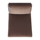 Close up of Four Hands Decker Counter Stool in Surrey Mink on white background at Addison West.