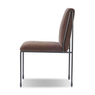 Four Hands Decker Dining Chair in Surrey Mink on white background at Addison West.